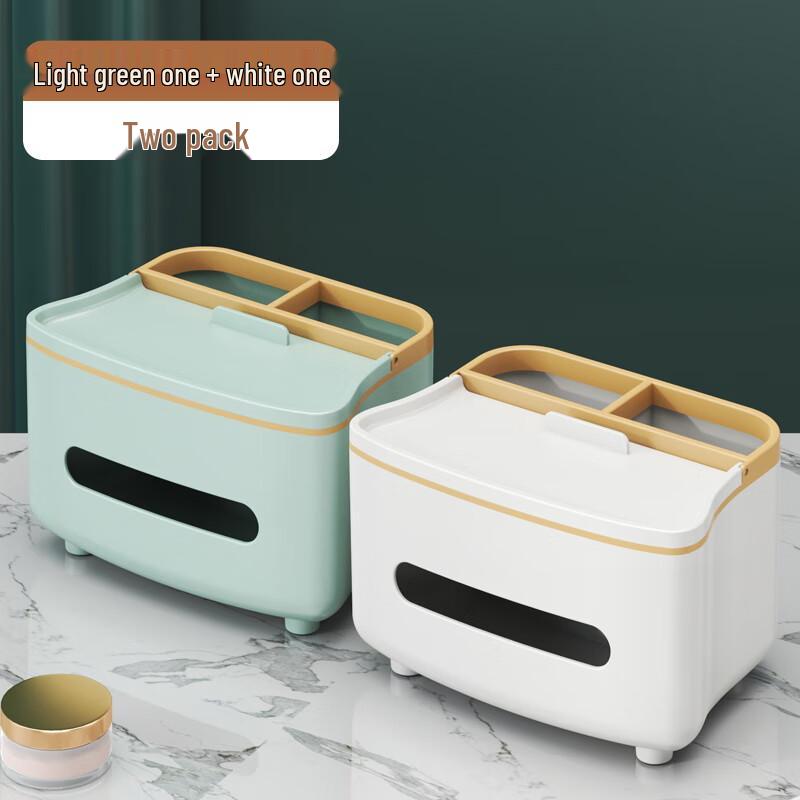 Elegant Light Luxury Thickened Tissue Box 2-Pack