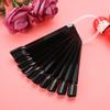 32pcs False Nail Tip Stick Palette Manicure Polish Gel Display Practice Tools Black