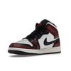 Buty męskie Air Jordan 1 Mid SE Wear-Away Białe Czarne Żaglowe DV9565-006