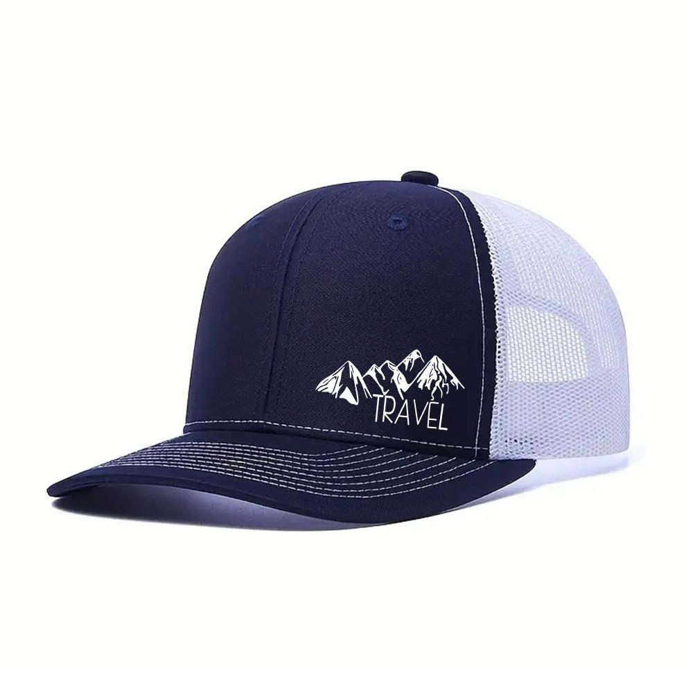 Adult Baseball Cap With Mesh Panels And Sun Protection For Casual Wear