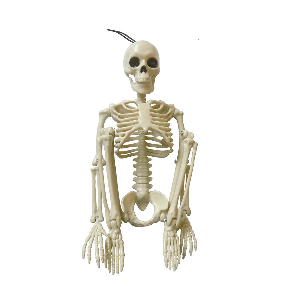 Simulation Halloween Human Body Skeleton Haunted House Full Body Skeleton Party Props Home Decoration for Carnival Theme Parties
