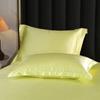 2PCS 100% Pure Real Silk Pillowcase Natural Mulberry Pillow Case