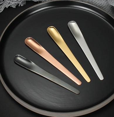 Cuillère à café Acier inoxydable Plate Expresso Dessert Petite cuillère à café Mélangeur Bar à mélanger Vaisselle de cuisine