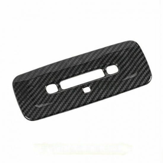Carbon Fiber Cover Trim 1PC Rear Reading Light Button For Toyota Camry 2018-