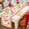 Christmas Snowflakes Table Runner Christmas Decorations For Home 2025 Xmas Table Cover Winter Holiday Kitchen Dining Table Decor