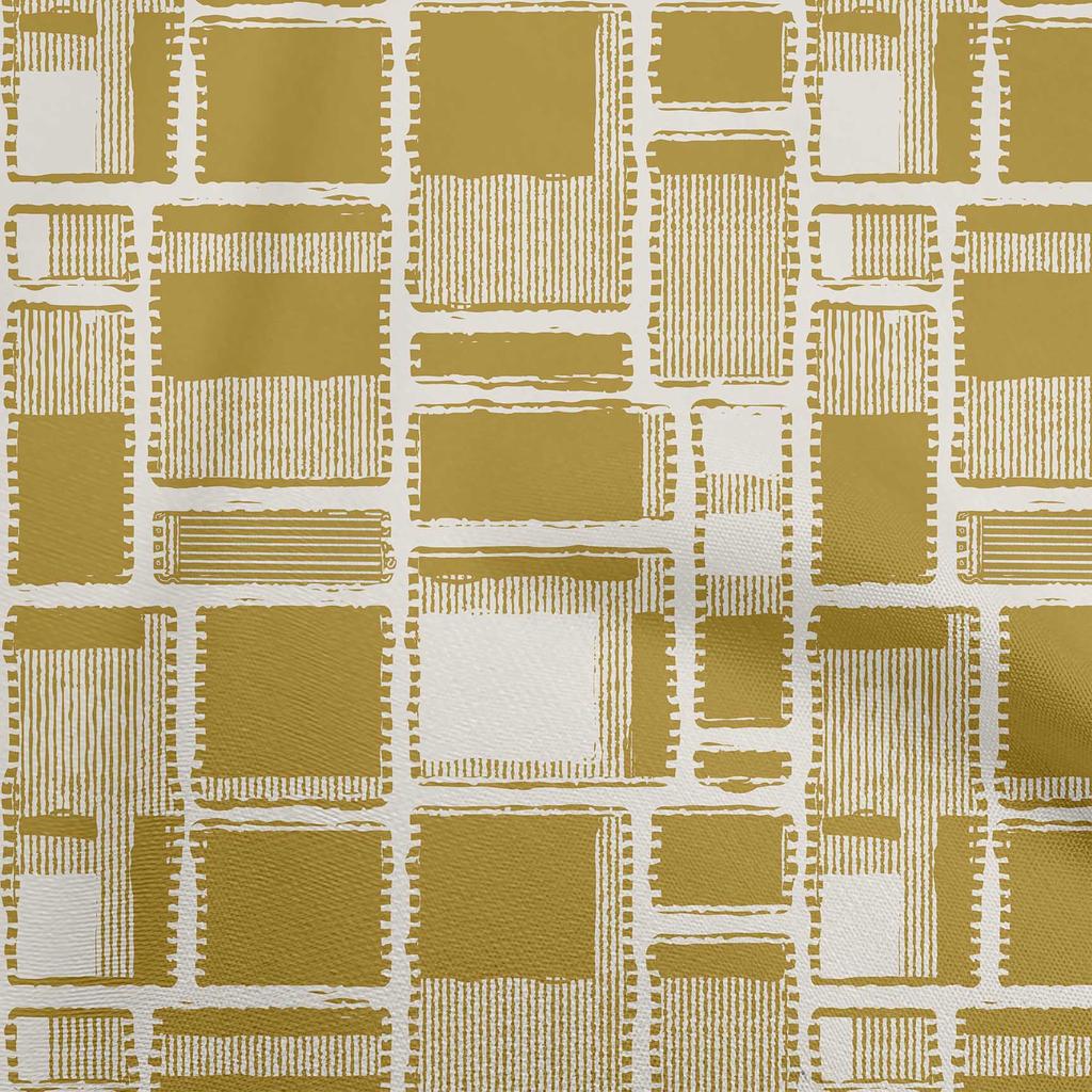 oneOone Baumwoll-Flex Blauer Stoff Geometrischer Kleiderstoff Bedruckter Stoff Meterware 40 Zoll