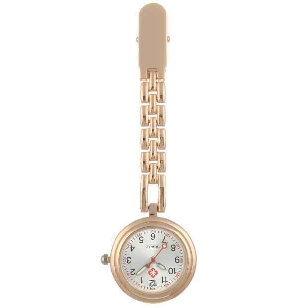 Engraved Women's Nurse Pendant Brooch Watch for Medical Use