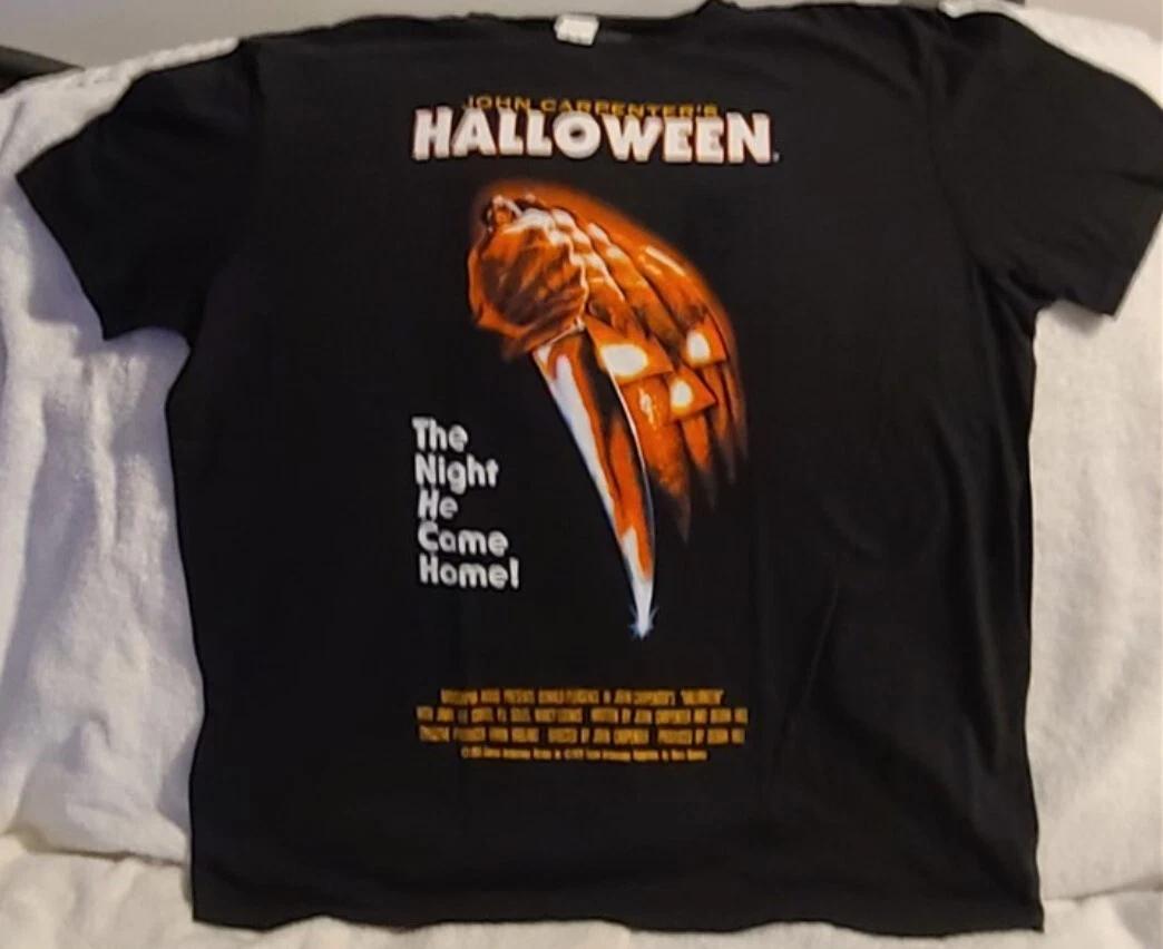 JOHN CARPENTER HALLOWEEN JASON MOVIE KNIFE T-shirt S