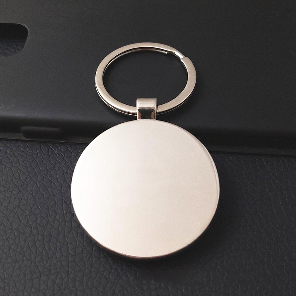 Keychain Ring Blank Wood Car Key Holder Portable Fashion Backpack Handbag Purse Keyrings Homemade DIY Handicraft