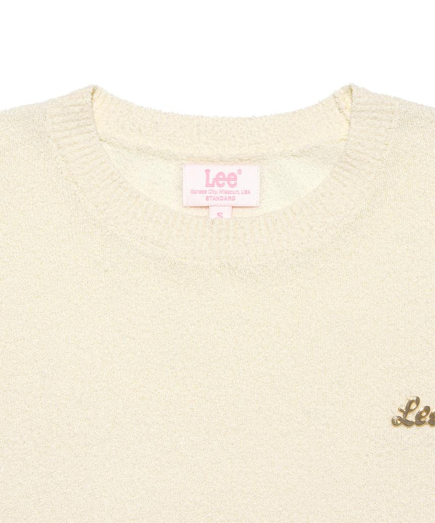 LEE Women'S Round Neck Boucle Knit Ivory