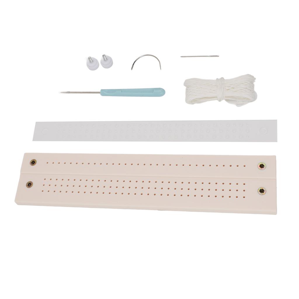 Manual Book Binding Punch Kit Plastic Bookbinding Hole Guide Template for Wood Crafts Journals Scrapbooking