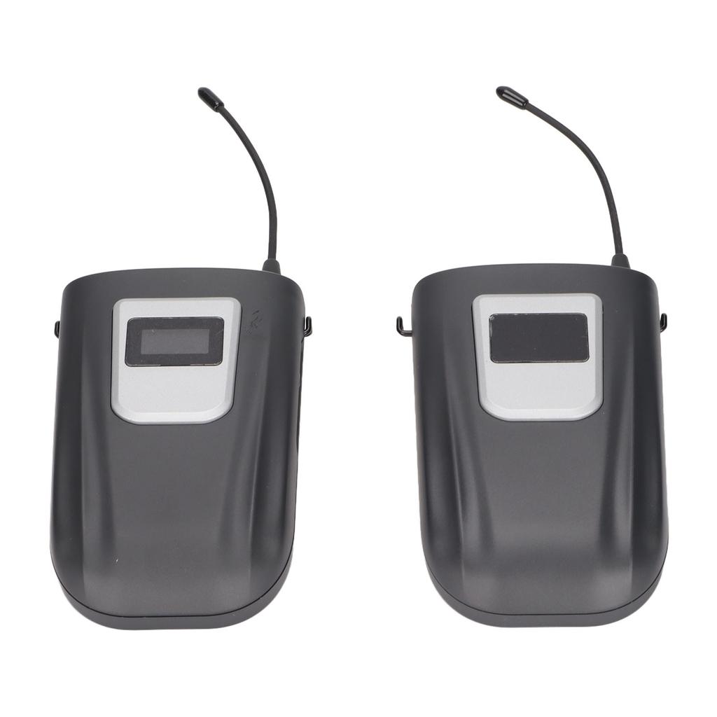 Wireless Lavalier Microphone System Outdoor Radio Condenser Microphone System for Vlog Mobile Phone