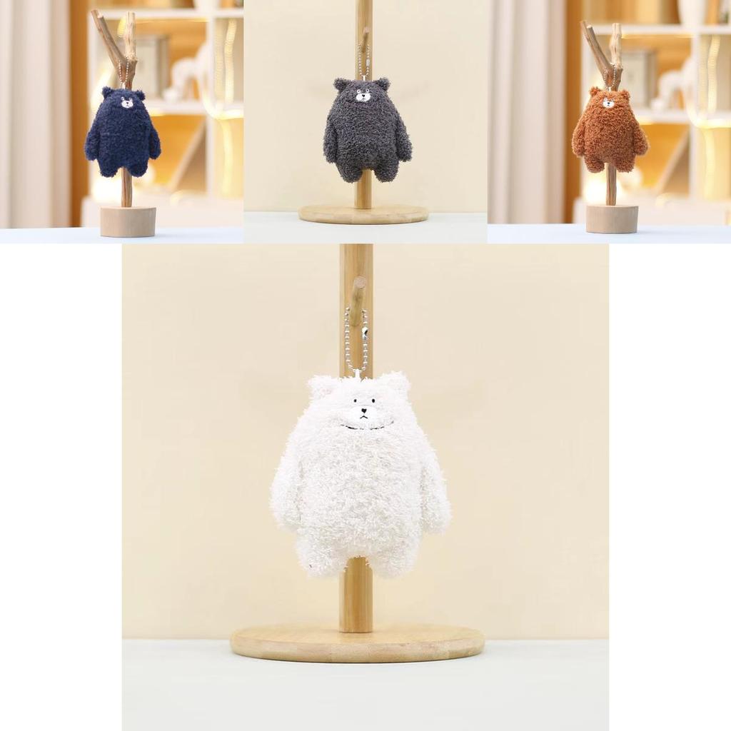 Cute Plush Bear Stuffed Animal Toy Adorable Doll For Gifting And Keychain Accessories