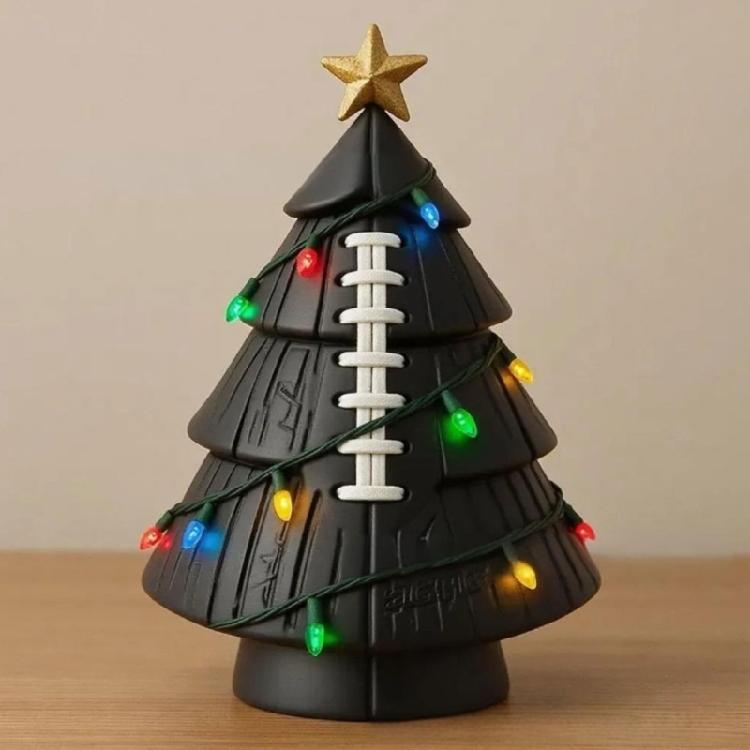 Football Inspires Festival Tree Ornament Resin Craft Home Party Gift Christmas Accessories Holiday Accessory