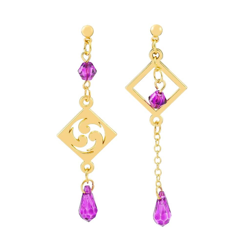 

Game Earring Hu Tao Venti Kaeya Alberich Aether Cosplay Clip Earrings Jewelry Accessories