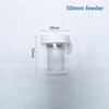 Durable Fish Tank Feeder Aquarium Fish Feeding Ring Transparent Floating Fixed Fish Feeder Feeding Ring Feeding Esophagus