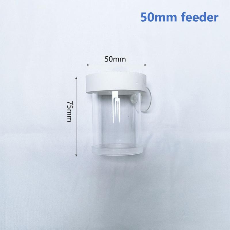 Durable Fish Tank Feeder Aquarium Fish Feeding Ring Transparent Floating Fixed Fish Feeder Feeding Ring Feeding Esophagus
