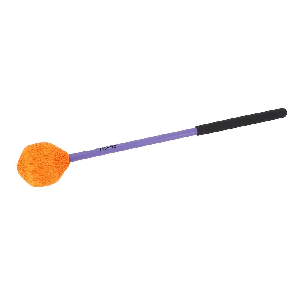 Marimba Mallet Nylon Yarn Head Polyoxymethylene Fiber Handle Medium Hard Mallet for Bass Percussion Instruments