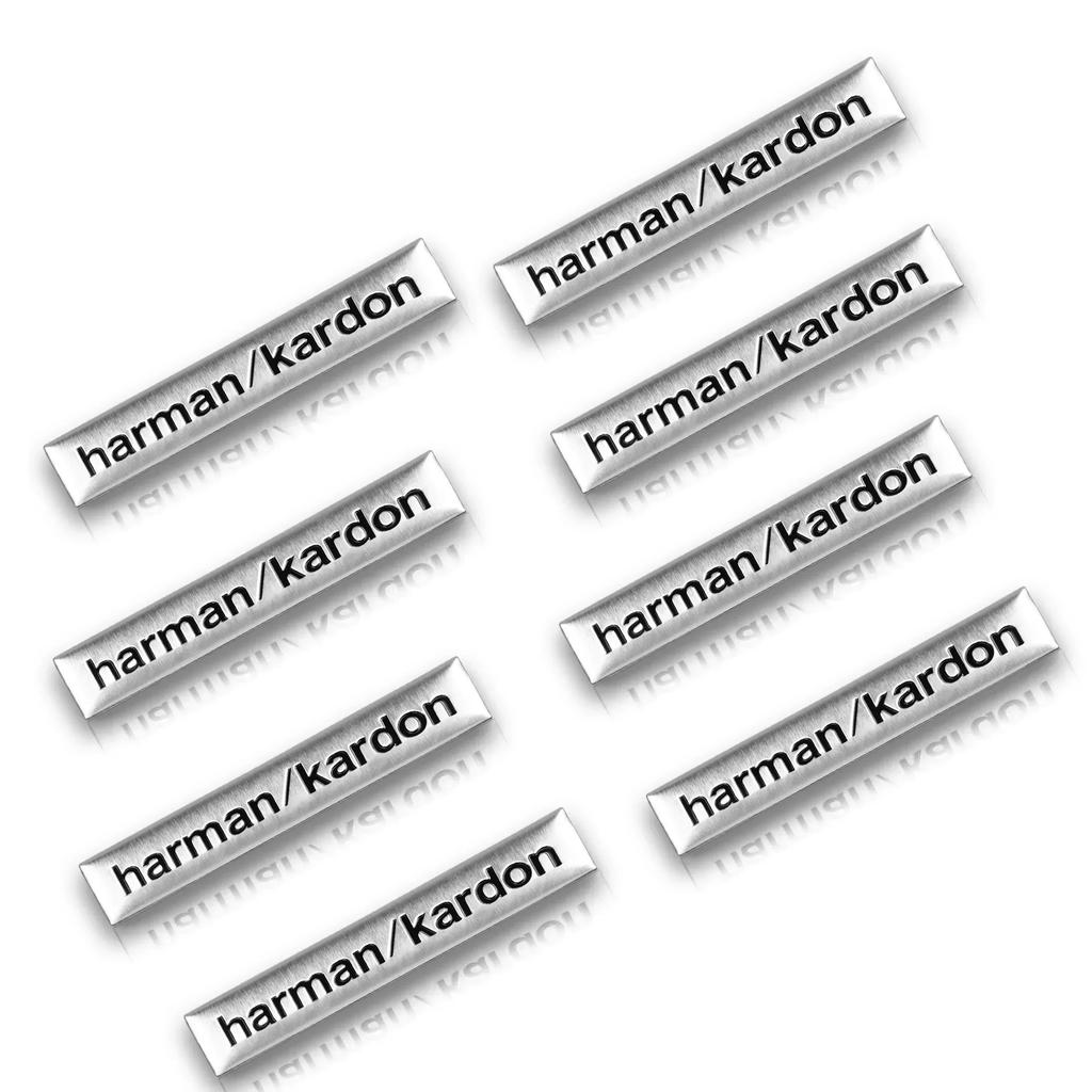 Harman Kardon Badge aluminium 3D auto audio stickers Voor bmw m e46 e90 e60 f30 f10 e36 e39 g20 f20 e87 e92 g30 e91 x5 mini cooper