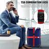 1Pc Anti-theft Luggage Buckle Cross Strap Password Adjustable Bundling Packing Baggage Belt Suitcase Trunk Belts Bag Accessories