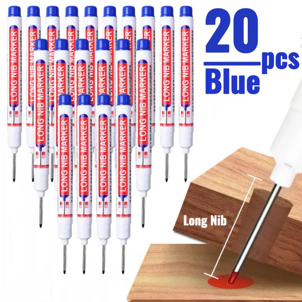 Permanentmarker mit langer Spitze, Präzisionsmarkierer, Ideal für Heimwerkerprojekte, Professionelle Anwendung, Wasserdicht, Schnelltrocknend