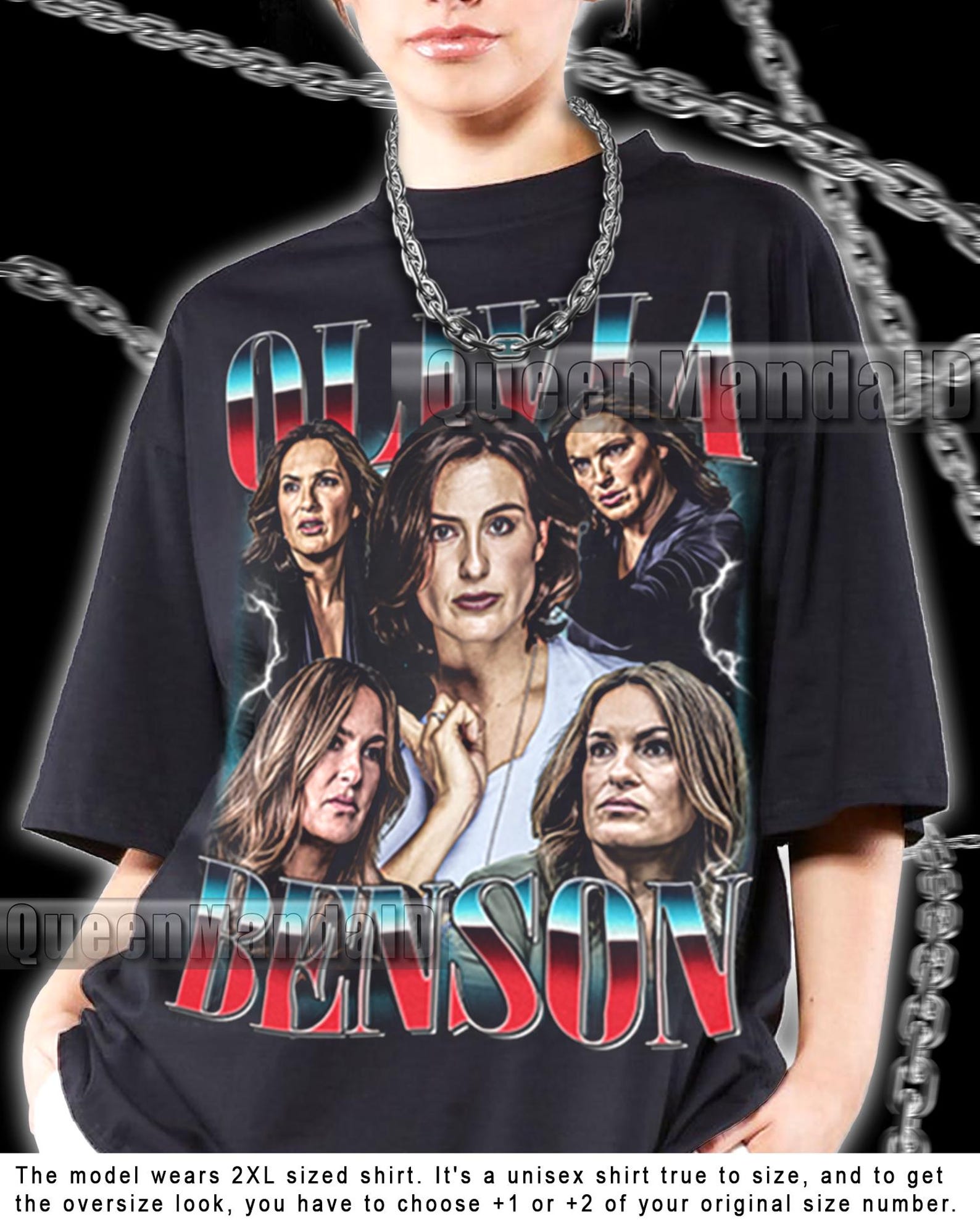 Olivia Benson 90s Retro Law Order Fan Tee, Unisex Vintage Style Shirt PK128 4XL