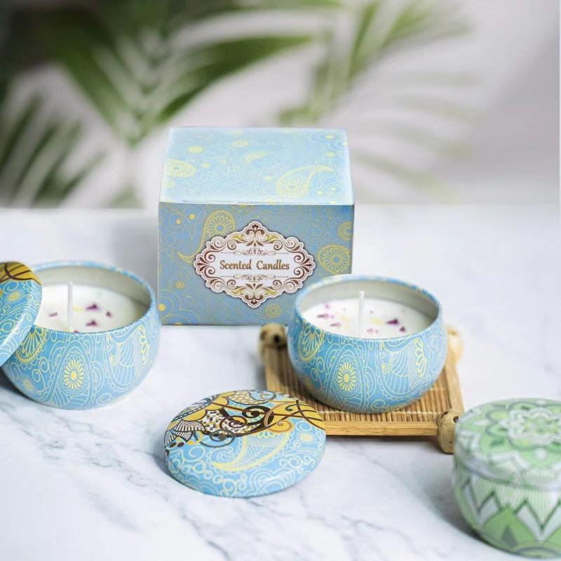 Dried Flowers Aromatherapy Essential Oils Candles Home Retro Non-toxic Bedroom Ornaments Wedding Souvenirs