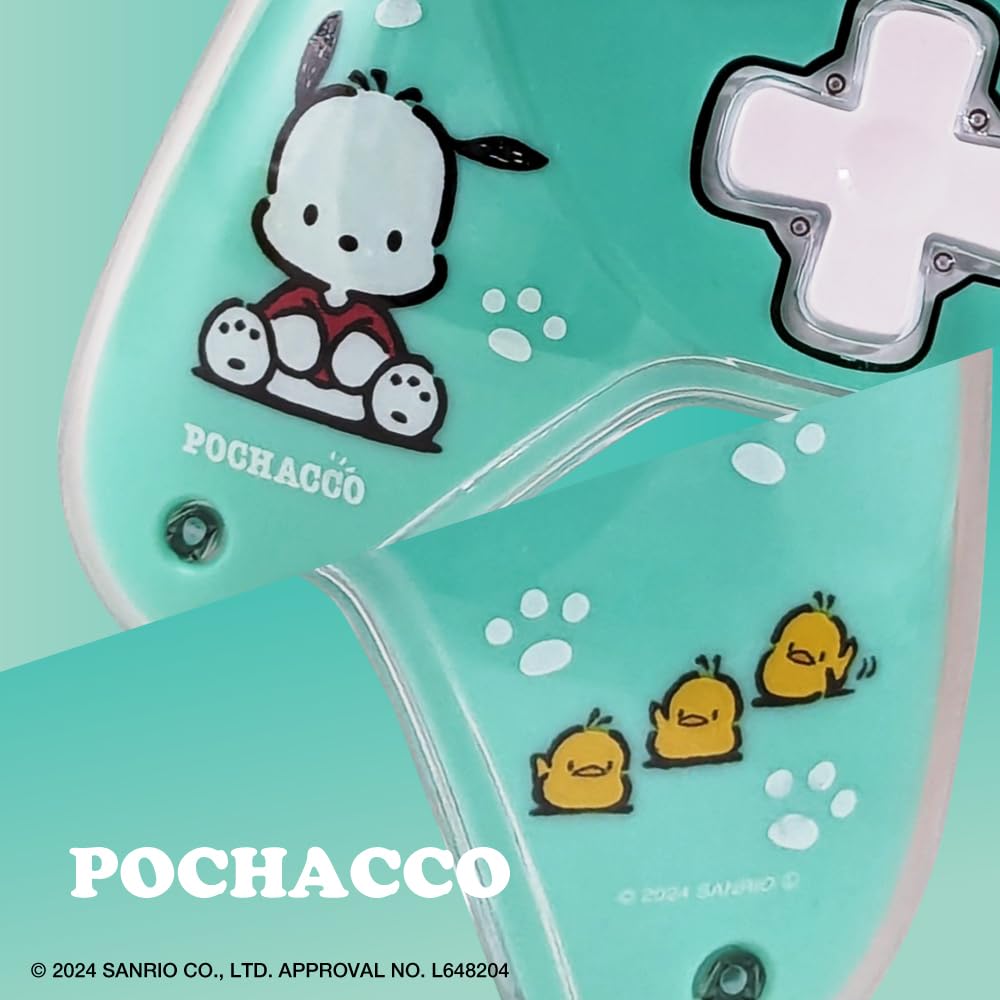 Allone Game Wireless Controller Sanrio Characters Pochacco X 6 X Compatible with EL Green Both Wired and Wireless Available Push Character Cute #Unipo