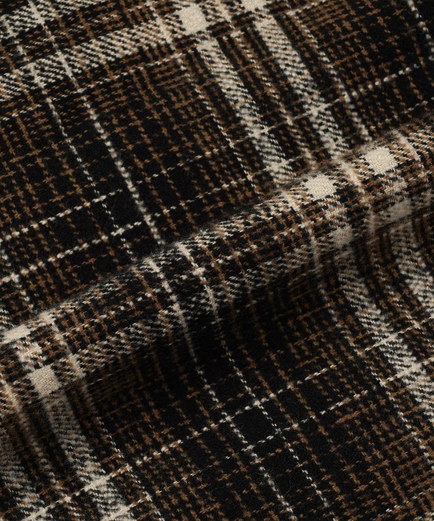 AVIREX Long Sleeve Check Shirt / 7836220011 Brown