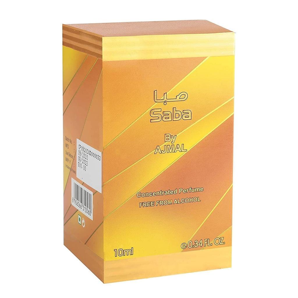 Ajmal Saba Concentrated Long Lasting Perfume Oil 10ml For Women