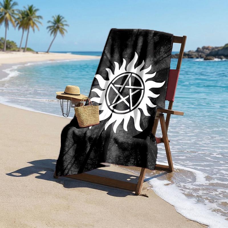 Supernatural Fashion Beach Towel: Ideal for Summer Adventures Soft, absorbent and quick drying suitable for swimming and bathing