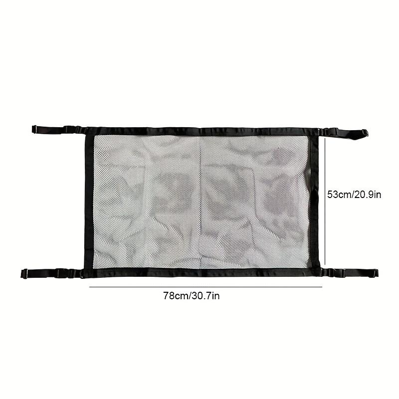 Car Ceiling Storage Net Bag Pocket Roof Net Pocket Hanging Luggage Suspended Network Port Storage Bag Single Layer