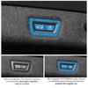 For BMW 5 Series G30 G38 6GT Made of Alcantara Car Trunk Button Decorative Trim Frame Sticker Interior Custo Tuning Accessories
