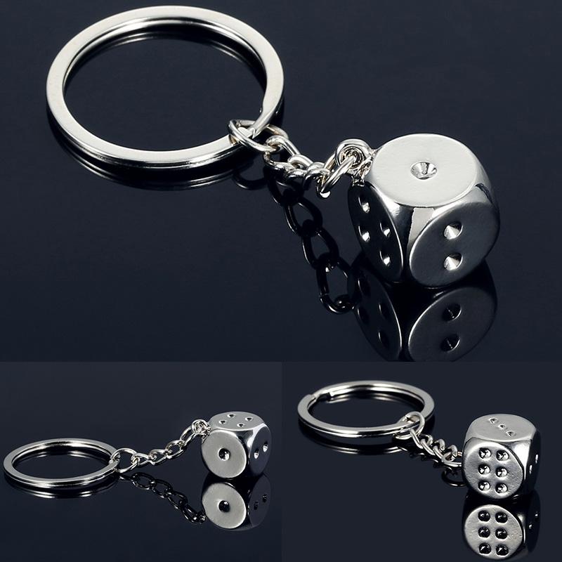 

1PC Аксессуары Подарочные брелоки Металлические кости Личность Кулон Ювелирные изделия Творческий брелок Украшение