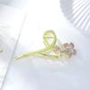 Flower Metal Hair Claw For Women Gold Silver Cross Crab Hair Clip Korean Elegant Hairpin Girl Hair Accessories
