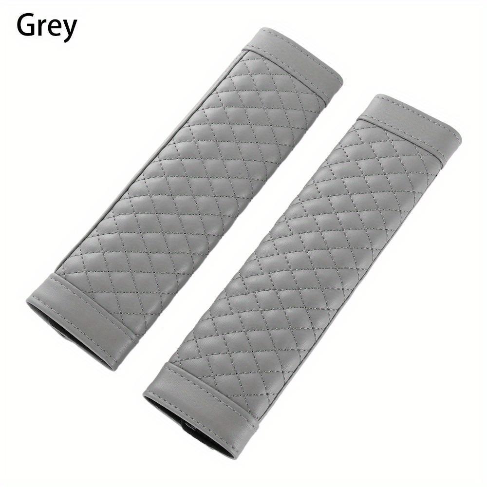 2pcs Soft Car Seat Belt Covers Faux Leather Shoulder Cushion Protectors for Enhanced Comfort and Style Car Accessories