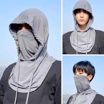 1PC Face Mask Fashion Sunscreen Headgear Sun Protection Sun Cap Outdoor Cycling Soft Breathable Anti-UV Neck Covers