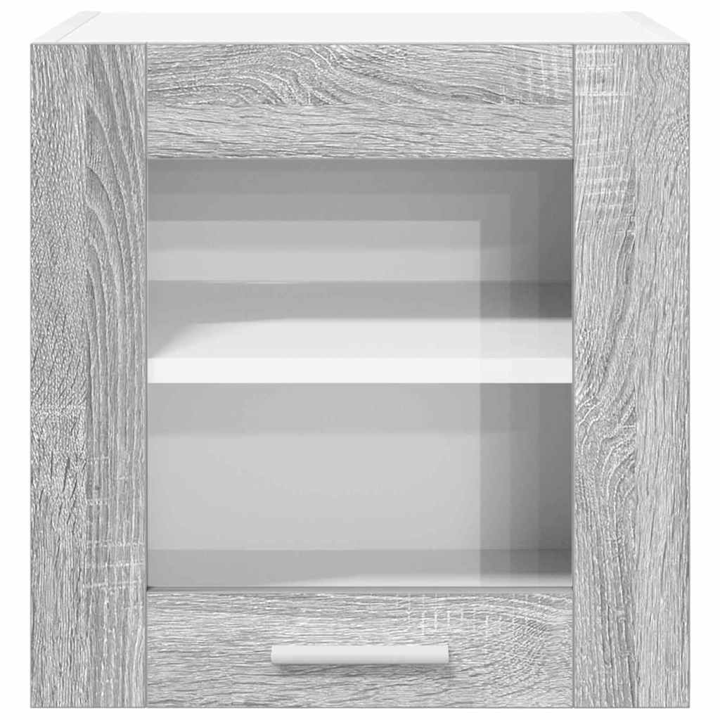 Hanging Cabinet 2 pcs Grey Sonoma 40 x 31 x 40 cm Particleboard