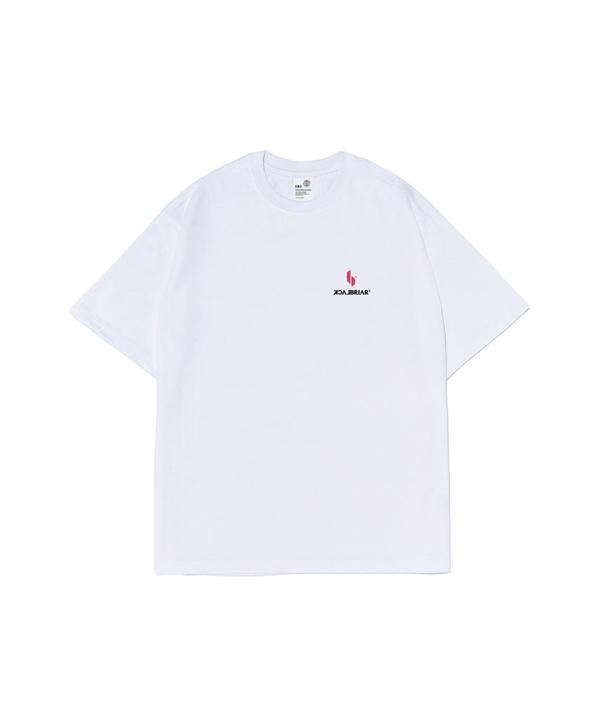BLACK BRIAR Identity Symbol Logo T-Shirt (White)