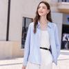 Betu Women's Striped Lace Long-Sleeve Commuter Shirt