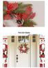 New Pinecone Red Berry Christmas Wreath - Festive Wall & Door Hanging Decoration