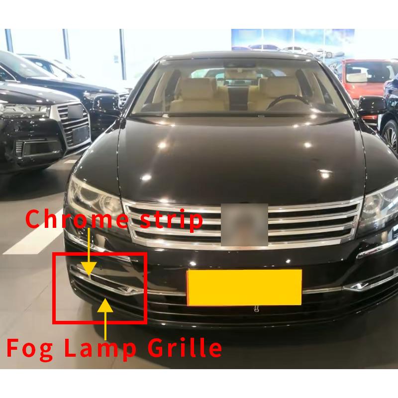 Geeignet für Volkswagen Phaeton 2011 2012 2013 Auto Front Links und Rechts Stoßstange Nebelscheinwerfer Blende