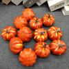 6/12pcs Simulated Pumpkin Decoration 6cm Vegetable Model Yellow / White Halloween Family Party Atmosphere DIY Decorations