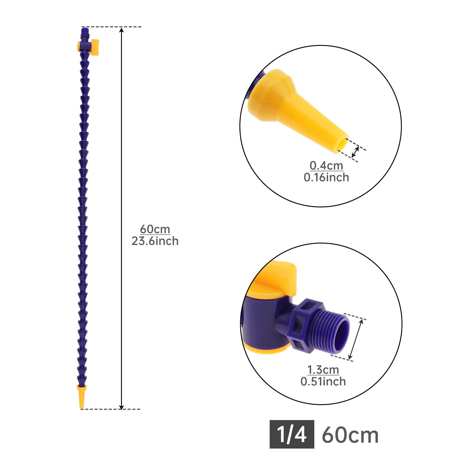 

1/2 3/8 1/4 PT резьба круглая насадка гибкая трубка водяного охлаждения масла 50/60 см пластиковый шланг для масляного охлаждения для станков с ЧПУ / фрезерования с переключателем 1/4PT 60cm