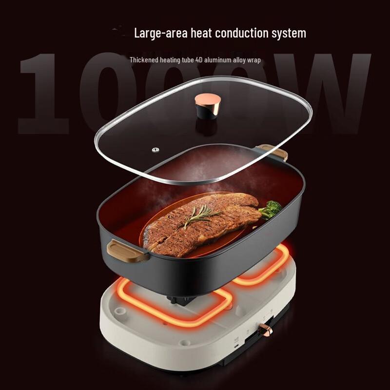Electric Hot Pot & Grill Multifunction Cooker