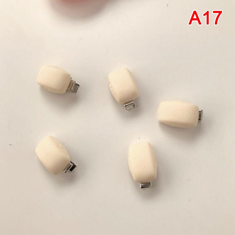 5Pcs So Cute Girls Pink Rose Flower Heart Bow Peach Mini Hairpin Set Sweet Hair