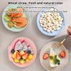 3Pcs Creative Plastic Fruit Plate, Snack Plate, Vegetable Plate, Bone Spitting Plate Snack Plate Nut Plate Dessert Plate