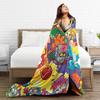 Super Zings Game Blanket Superthing Soft Warm Novelty Plush Bedding Throws For Couch Bed Camping Flannel Bedspread Bed Cover