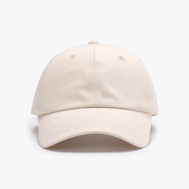 Unisex Classic Black Cotton Baseball Hat With Curved Brim For Outdoor Sunshade And Casual Wear