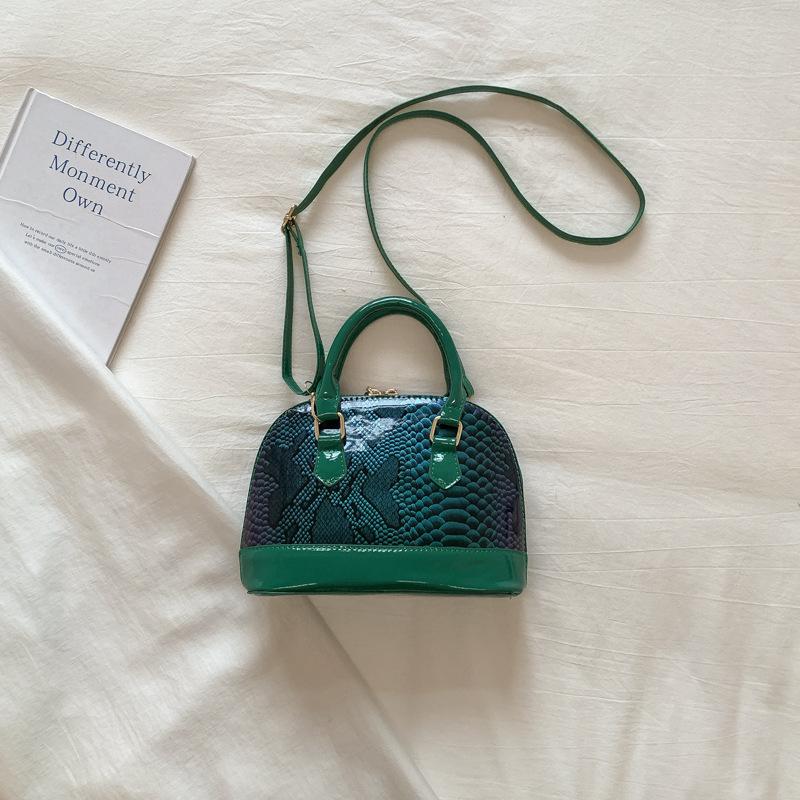 Borsa a mano vintage alla moda realizzata con conchiglie, semplice borsa a tracolla crossbody per donna